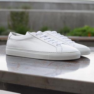 Gustin White Low Top Shoes